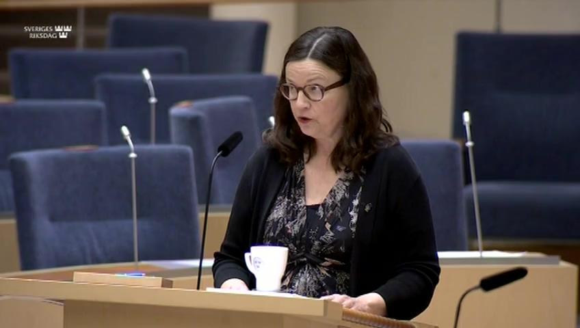 Stillbild från Interpellationsdebatt, Rätt till nattis