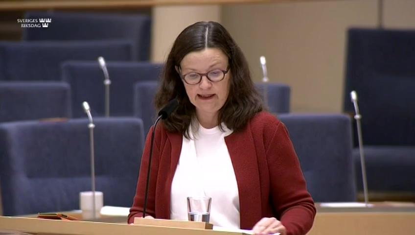 Stillbild från Interpellationsdebatt, Föräldrapåverkan på skolans personal 