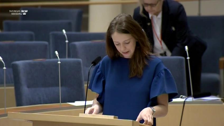 Stillbild från Interpellationsdebatt, En undersökning bland personer som identifierar sig som muslimer