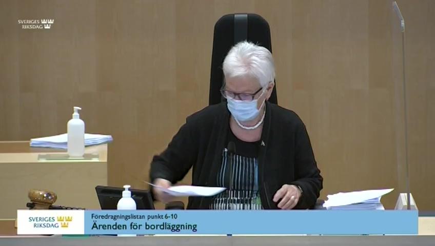 Stillbild från Debatt om förslag, Genomförande av bestämmelsen i EU:s direktiv mot skatteundandraganden för att motverka omvända hybrida missmatchningar