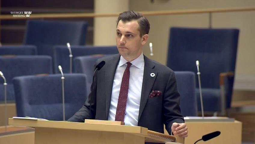 Stillbild från Interpellationsdebatt, Åtgärder mot könsstympning i utrikespolitiken