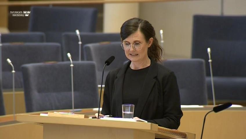 Stillbild från Interpellationsdebatt, Kritiken mot islamofobi som begrepp