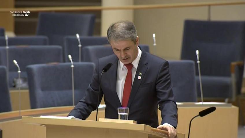 Stillbild från Interpellationsdebatt, Omsättningsstöd till företag med passiva delägare