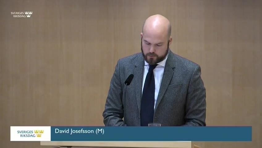 Stillbild från Debatt om förslag, En effektivare konkurshantering