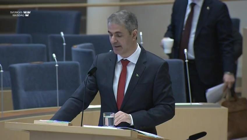 Stillbild från Interpellationsdebatt, Regelförenklingar för näringslivet