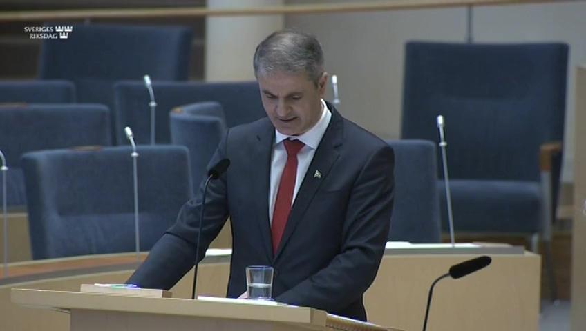 Stillbild från Interpellationsdebatt, SJ och Mälardalstrafik