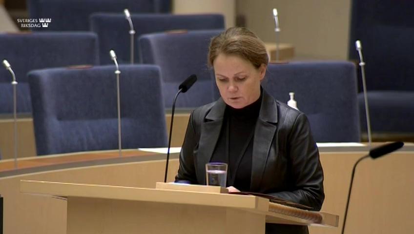 Stillbild från Interpellationsdebatt, Arbetsmarknaden i Strömstad