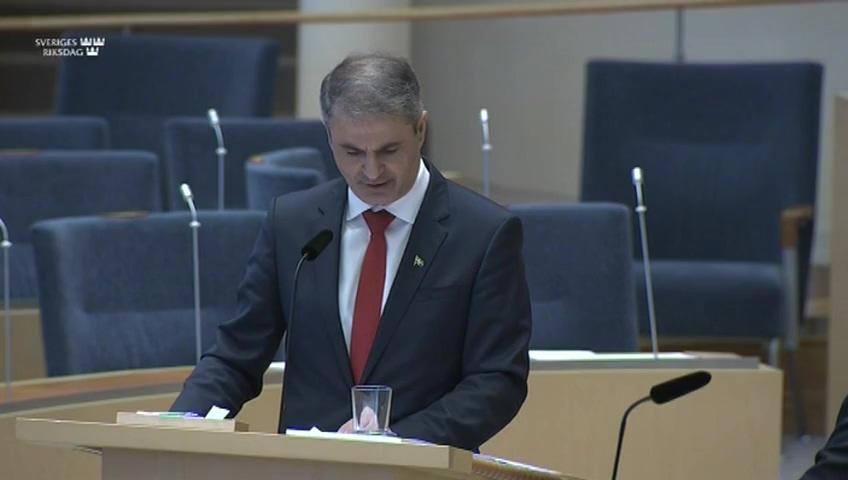 Stillbild från Interpellationsdebatt, Återstart för de minsta företagen efter pandemin