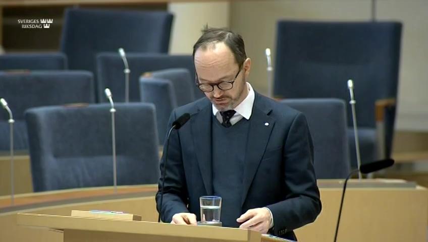 Stillbild från Interpellationsdebatt, Vägunderhållet i Sverige