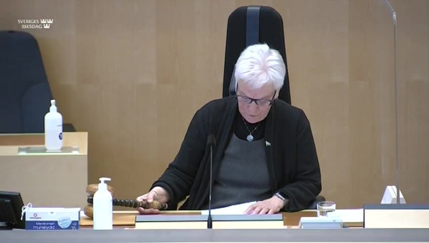 Stillbild från Beslut, Beslut
