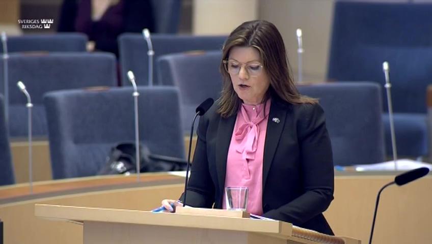 Stillbild från Interpellationsdebatt, Friår