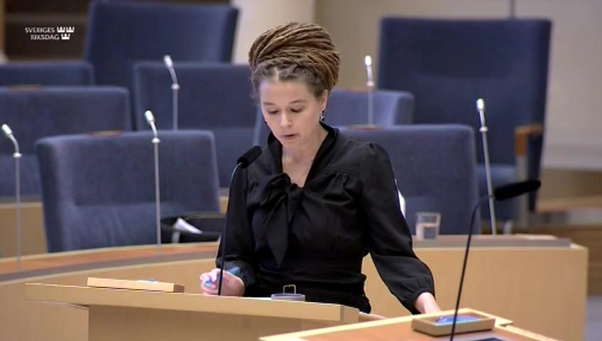 Stillbild från Interpellationsdebatt, Demokratisk dialog i det politiska samtalet