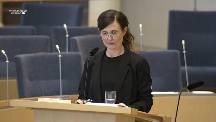 Stillbild från Interpellationsdebatt, Samband mellan invandring och hedersförtryck