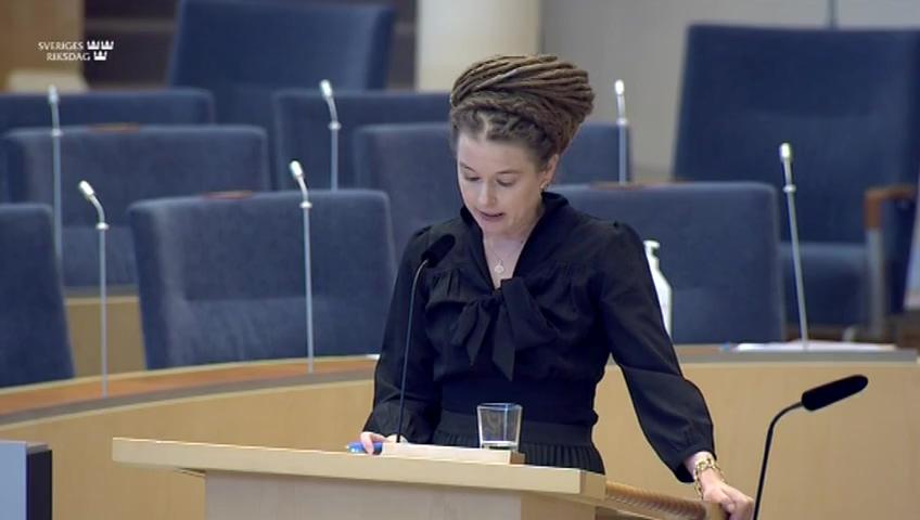 Stillbild från Interpellationsdebatt, Åtgärder för ett sakligt debattklimat
