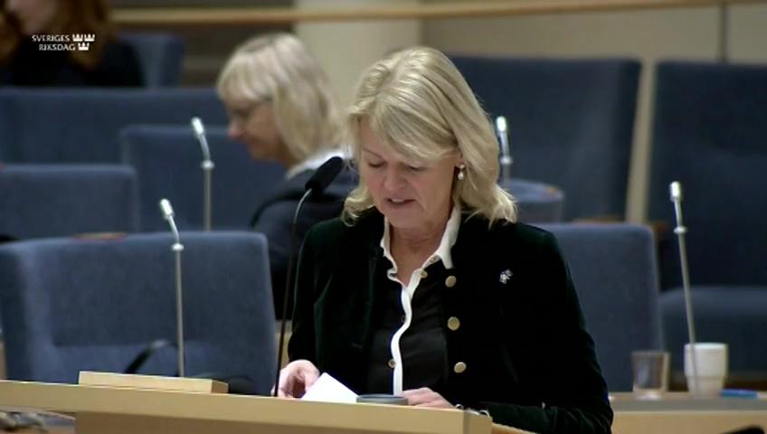 Stillbild från Interpellationsdebatt, Handelsavtalet Mercosur