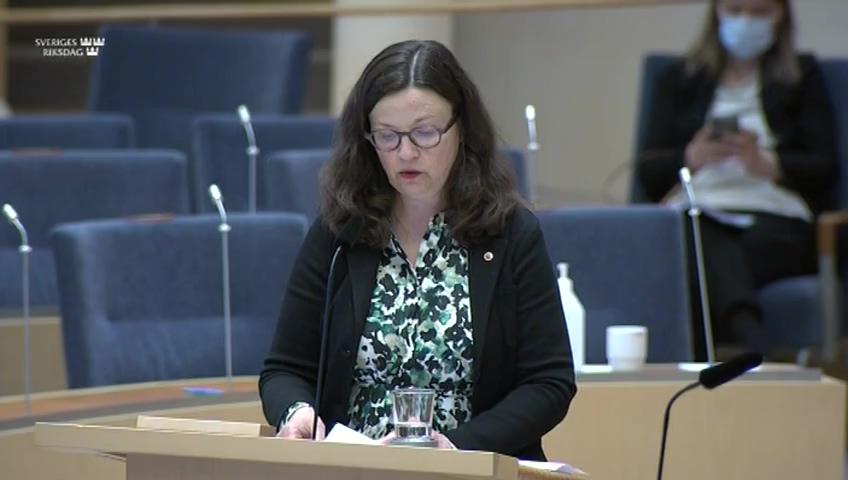 Stillbild från Interpellationsdebatt, Medborgarnas förtroende för folkbildningen