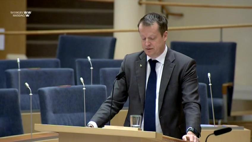 Stillbild från Interpellationsdebatt, Minskad elimport från Norge