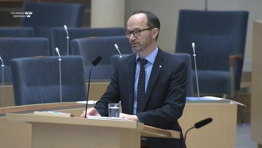 Stillbild från Interpellationsdebatt, Bromma flygplats framtid