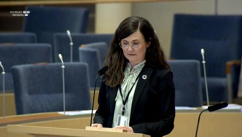 Stillbild från Interpellationsdebatt, Statsbidraget till etniska organisationer
