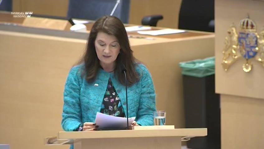 Stillbild från Interpellationsdebatt, Svenskars dödsfall i Dominikanska republiken