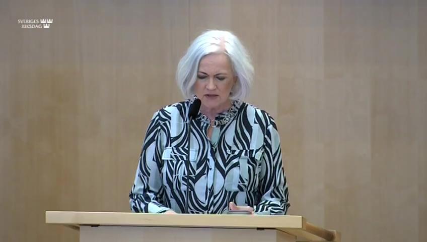 Stillbild från Debatt om förslag, Vård av unga vid Statens institutionsstyrelses särskilda ungdomshem