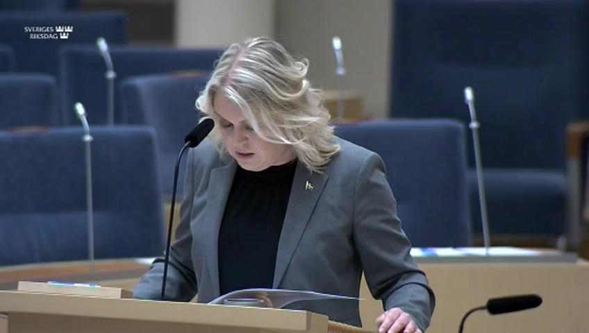 Stillbild från Interpellationsdebatt, En strategi för de äldre
