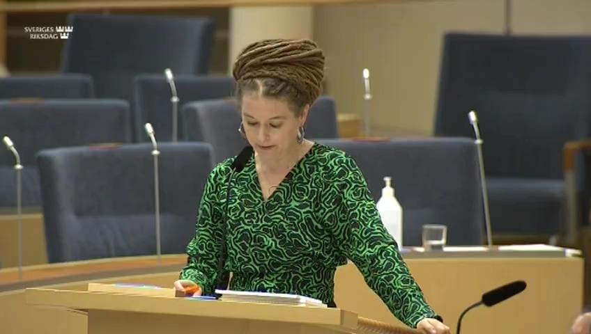 Stillbild från Interpellationsdebatt, Vatten-, väg- och skogssporter