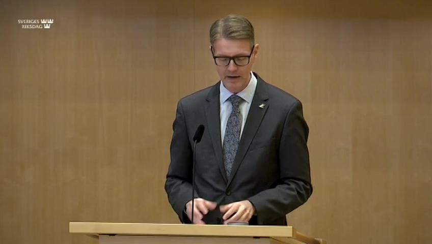 Stillbild från Debatt om förslag, Offentlig upphandling