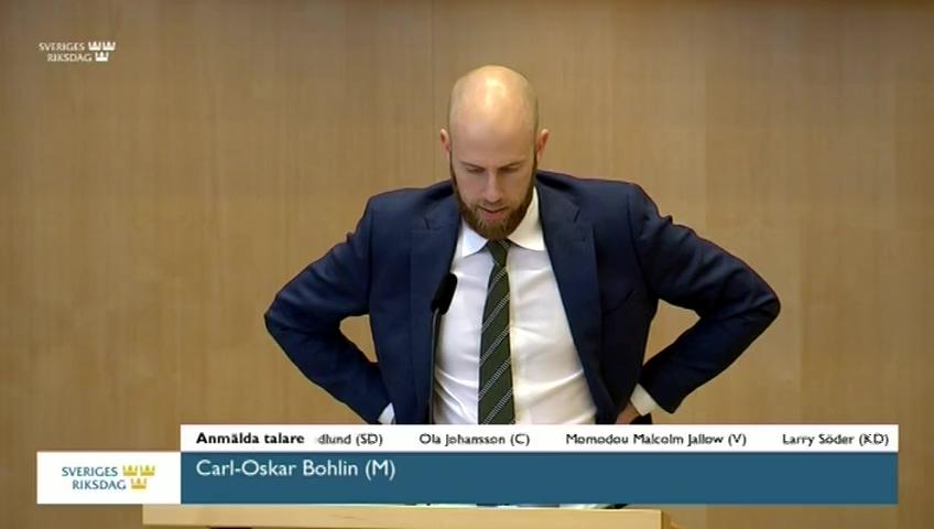 Stillbild från Debatt om förslag, Bostadspolitik