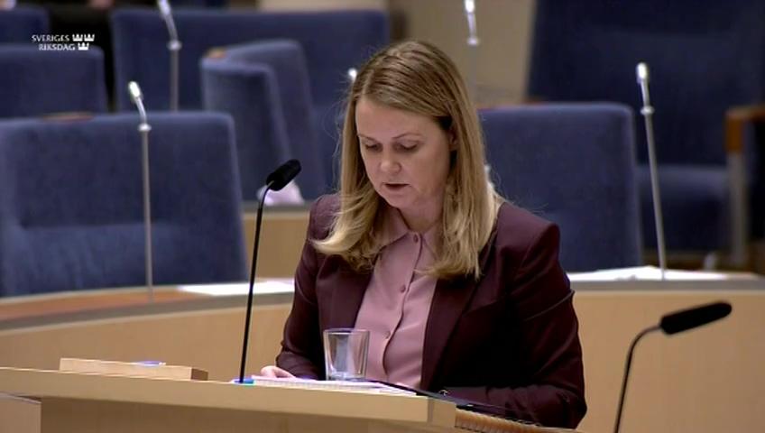 Stillbild från Interpellationsdebatt, Ökad svensk matproduktion