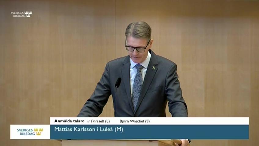 Stillbild från Debatt om förslag, Finansiell stabilitet och finansmarknadsfrågor