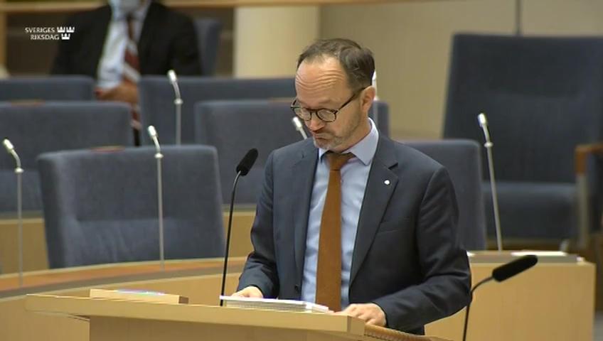 Stillbild från Interpellationsdebatt, Medel till underhåll