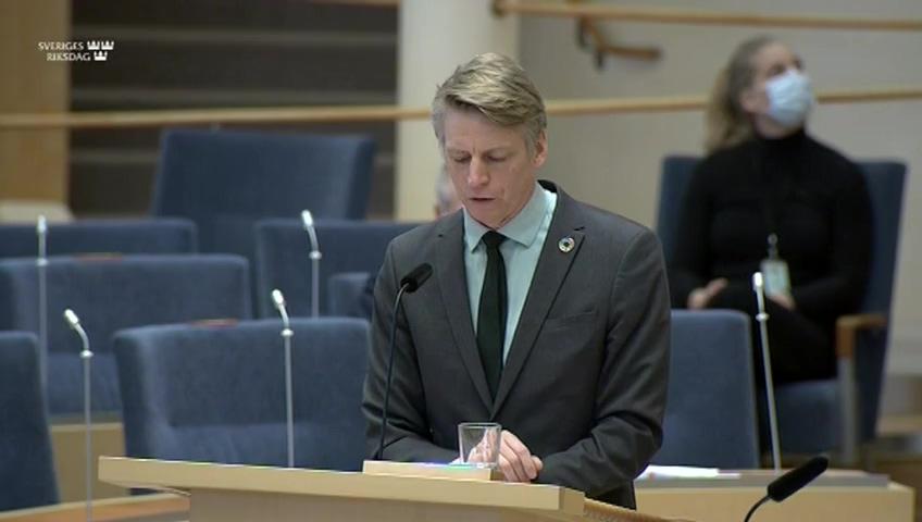 Stillbild från Interpellationsdebatt, Enskilda avlopp