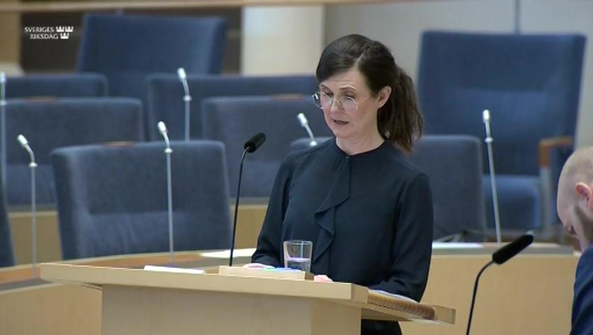 Stillbild från Interpellationsdebatt, Ett ökat bostadsbyggande