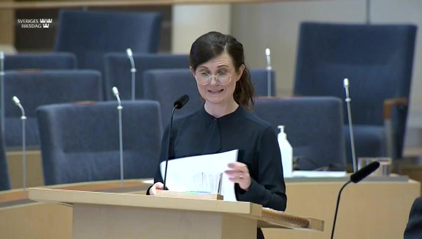Stillbild från Interpellationsdebatt, Handläggningstider i förrättningsverksamheten