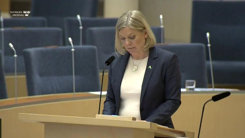 Stillbild från Interpellationsdebatt, Ny skatt på el