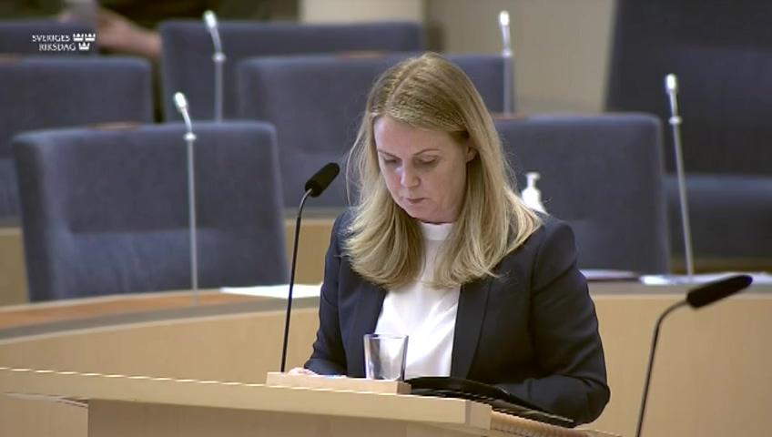 Stillbild från Interpellationsdebatt, Sälfrågor