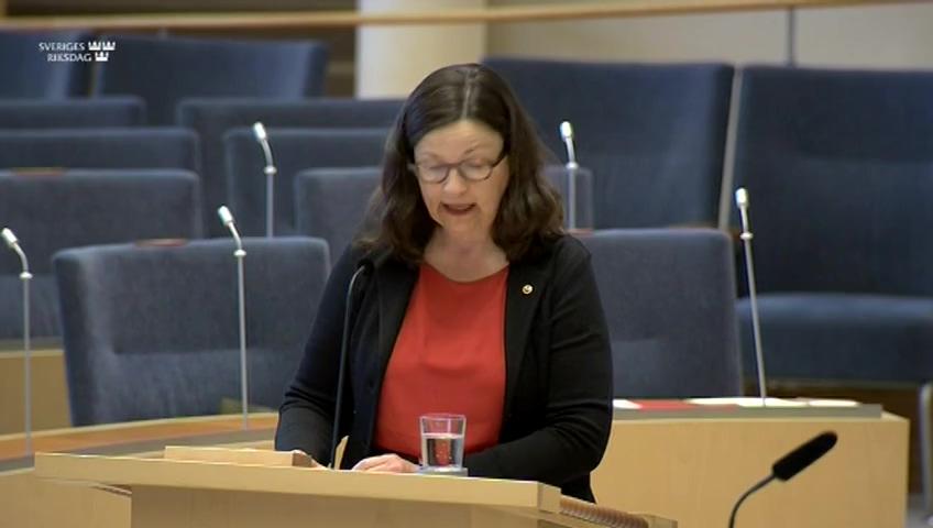 Stillbild från Interpellationsdebatt, Prioritering av elever vid skolval