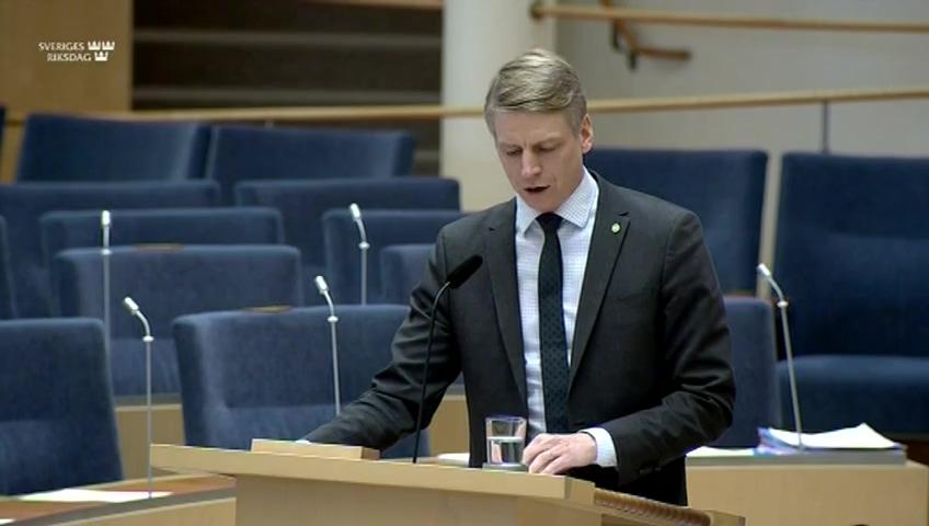 Stillbild från Interpellationsdebatt, Översyn av riksintressen