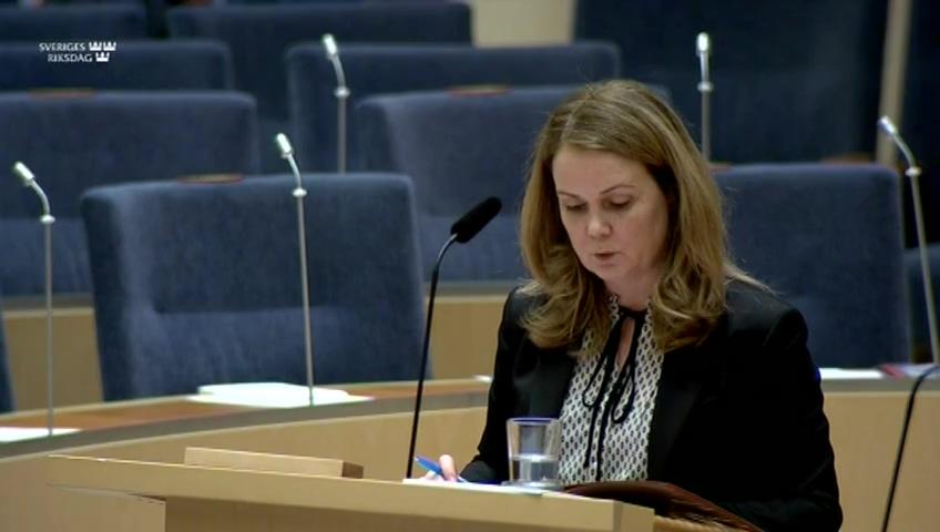 Stillbild från Interpellationsdebatt, Åtgärder mot vildsvin