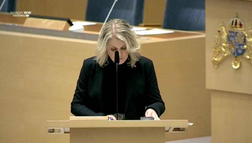 Stillbild från Interpellationsdebatt, Apotekens roll för en nära och hälsofrämjande vård