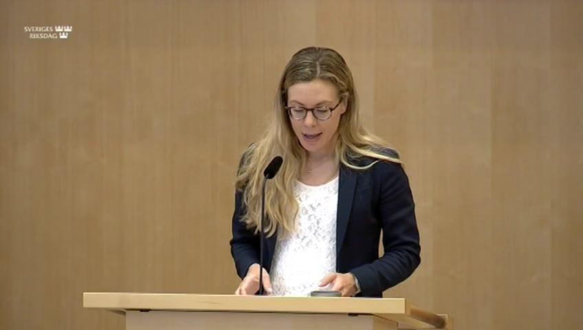 Stillbild från Debatt om förslag, Genomförande av EU-direktiv på avfallsområdet