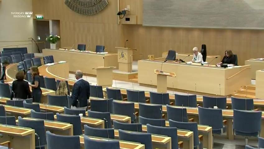 Stillbild från Debatt om förslag, Kompletterande bestämmelser till EU:s förordning om godkännande av och marknadskontroll över motorfordon