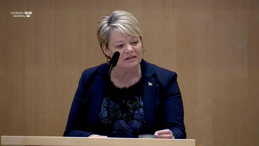 Stillbild från Debatt om förslag, Kultur för alla