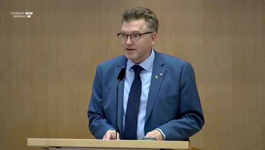 Stillbild från Debatt om förslag, Naturvård och biologisk mångfald