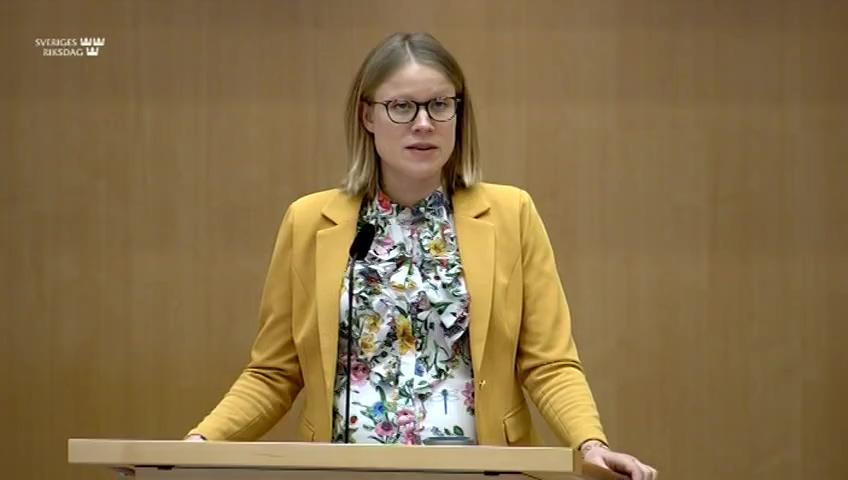 Stillbild från Debatt om förslag, Skogspolitik