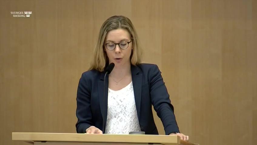 Stillbild från Debatt om förslag, En förbättrad tillsyn på miljöområdet och livsmedelspolitik