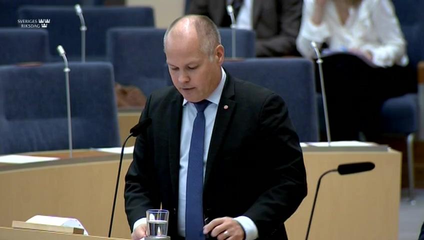 Stillbild från Interpellationsdebatt, Kusiners arvsrätt