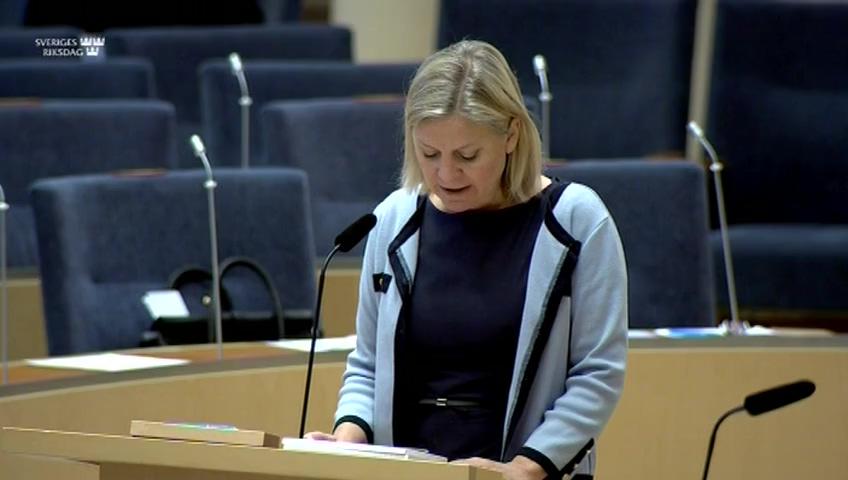 Stillbild från Interpellationsdebatt, Tullens befogenheter