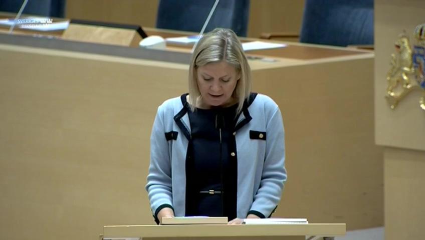 Stillbild från Interpellationsdebatt, Värnande av skatteundantag för förnybara drivmedel